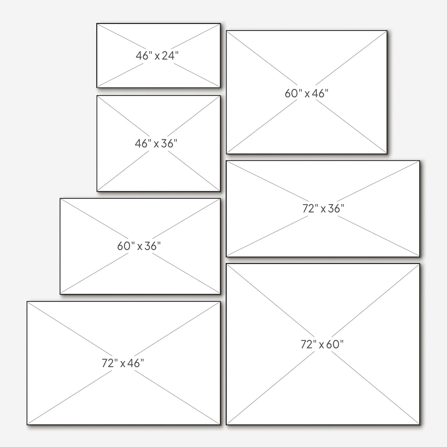 SIGNWIN 36"x72" Extra Large Framed Wall Art Moody Green Abstract Cloudscape, Minimalist Atmospheric Print for Home Living Room Bedroom Decor (Frame Assembly Required)