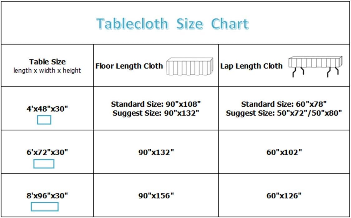 SquarePie Sequin Tablecloth 90 x 156 Inch Baby Blue Sparkly Table Linen for Wedding Party