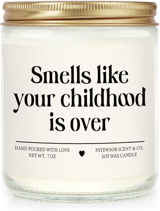 Niyewsor 18th Birthday Gifts for Girls Boys, Eighteen Birthday Candle, 2008 18th Birthday Decorations for Girls Boys, 18 21 Year Old Bday Gifts for Daughter, Son, Sister, Niece, Handmade, 7oz