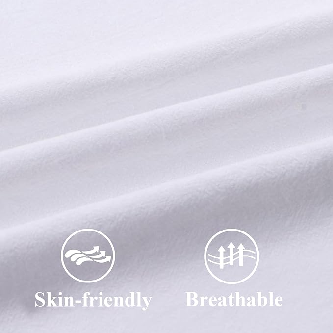 ZWJD Pillow Covers 24x24 Set of 2 White Throw Pillow Covers with Fringe Chic Cotton Decorative Pillows Square Cushion Covers for Sofa Couch Bed Living Room Farmhouse Boho Decor