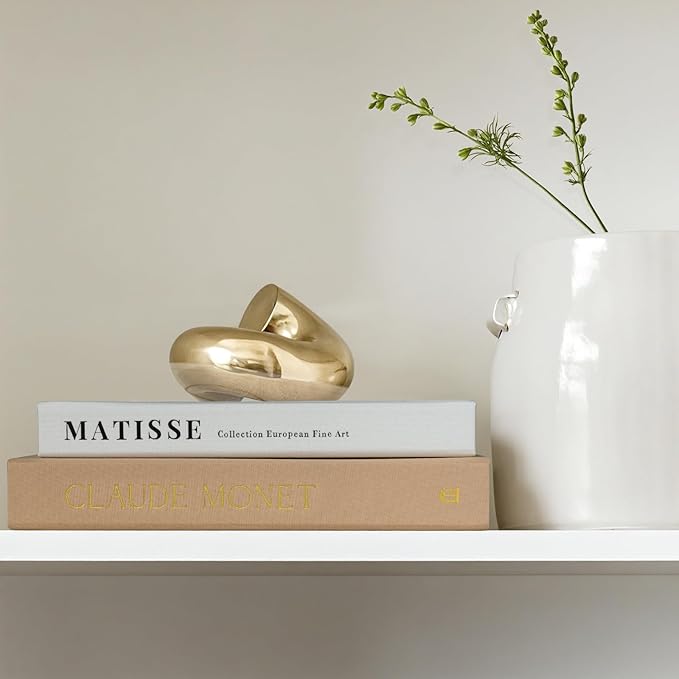 Decorative Book for Home Decor - Aesthetic Fake Books for Coffee Table Decoration - Set of 2 Linen Faux Book for Room Bookshelf Decor - Fake Books Storage Box for Photo and Keepsake