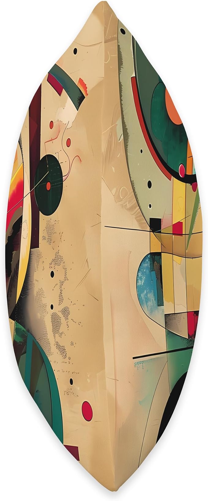 Abstract Art Tropical Composition by Vassily Kandinsky Throw Pillow
