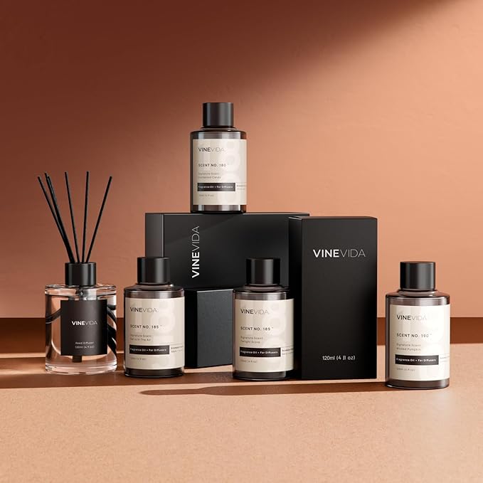 VINEVIDA (128oz) Hotel Fragrance Collection Diffuser Oil - Cold Air Diffuser - Grace Vanderbilt Hotel Inspired Scent No.1015