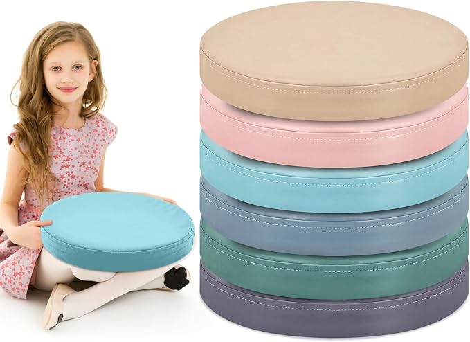 Juexica 6 Pcs Extra Thick Flexible Seating Floor Cushions Assorted Colored Pillow Floor Cushions for Classroom Soft Flexible Seating for Kids Learning Sitting Daycare School Chair (Morandi Colors)