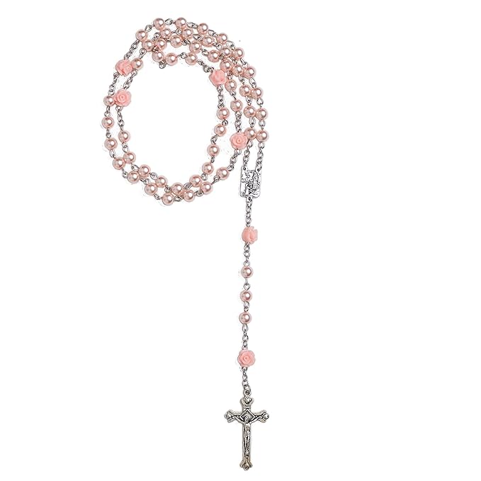 Catholic Baptism Gift Set of My First Blue and Pink Rosaries with Matching Keepsake Boxes, Baby Baptism Gifts for Girl or Baptism Gifts for Boys - Unique Rosary Beads
