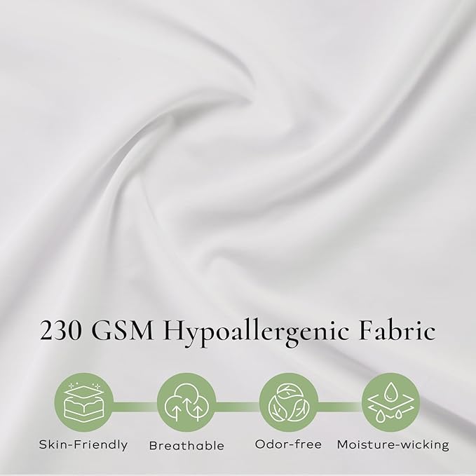 Throw Pillow Inserts (Pack of 4, 12 x 20 Inches, White) - Hypoallergenic 100% Virgin Fiber Lumbar Pillow Form Microfiber Throw Pillows for Bed and Couch Pillows | Indoor Decorative Pillow