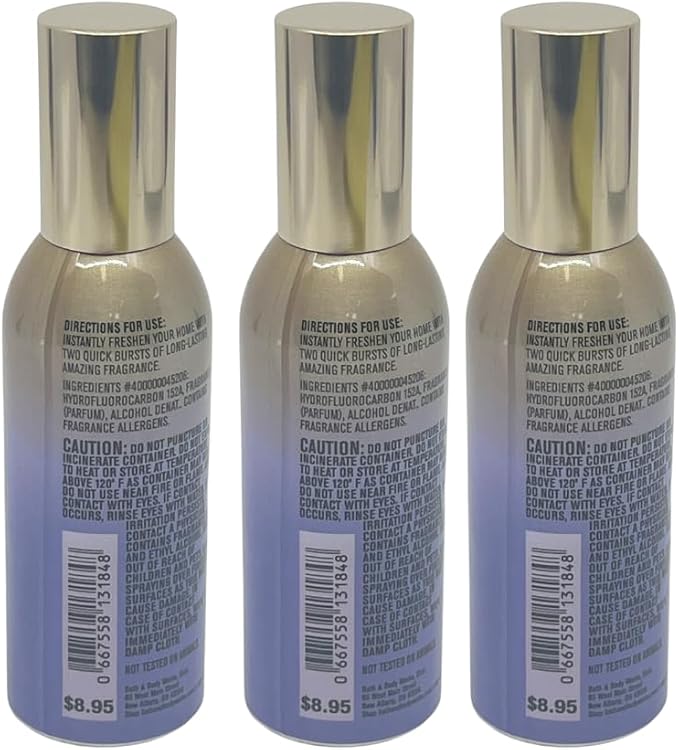 Bath & Body Works Linen & Lavender Concentrated Room Spray 1.5oz each - Pack of 3