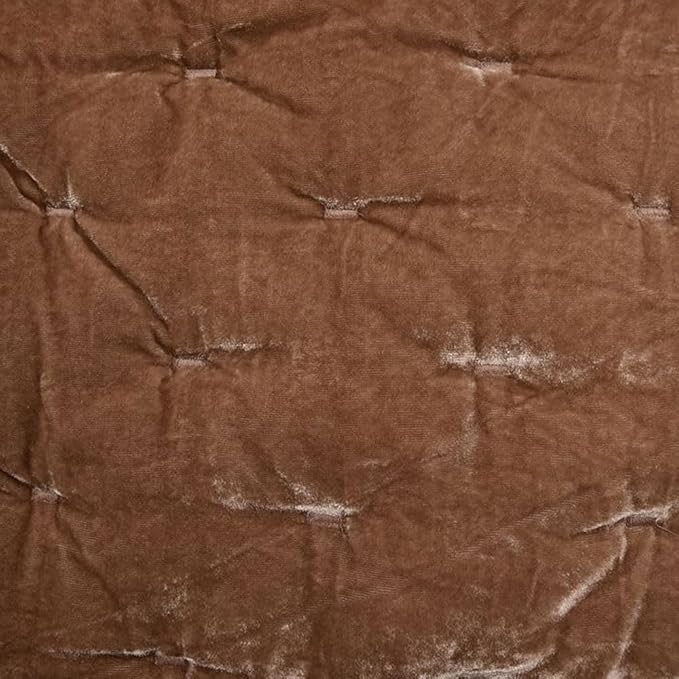 HiEnd Accents Stella Faux Silk Velvet Pillow Sham, Standard, 21x27 inch, Dusty Rose, Romantic Western Modern Traditional Style Luxury Bedding