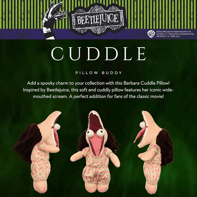 Collectibles Beetlejuice Barbara Maitland Bedding Super Soft Cozy Decorative Pillow, (Officially Licensed Product) By Franco