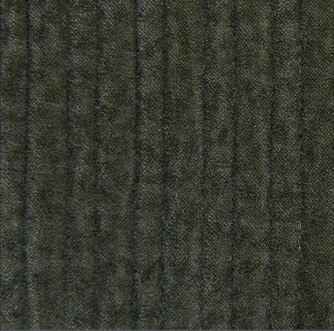 HiEnd Accents Stonewashed Cotton Velvet Quilt, Queen Size, Fern Green Solid Color, Classic Traditional Rustic Style Luxury Bedding, Soft Lightweight Bed Cover