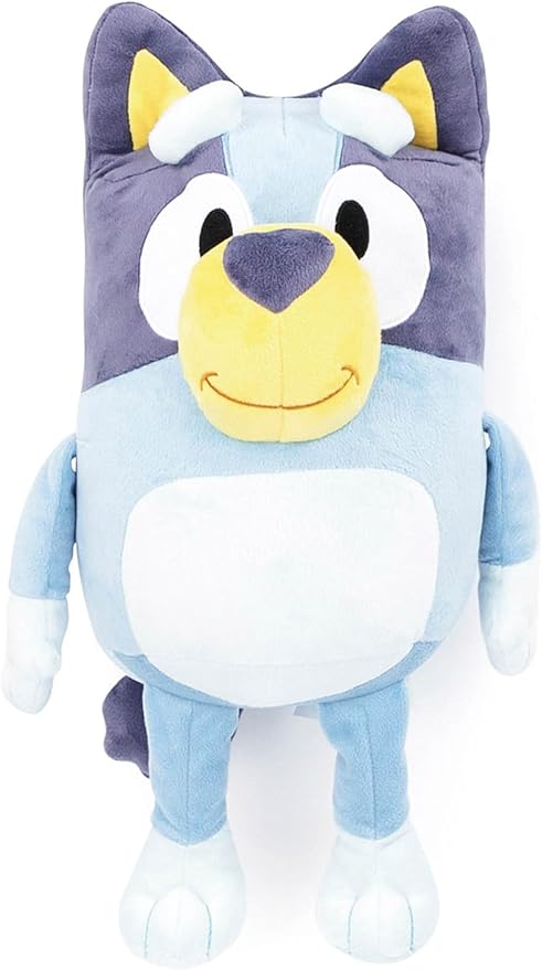 Jay Franco Plusg Pillow Buddy Super Soft Polyester Microfiber | Bluey 19 Inches