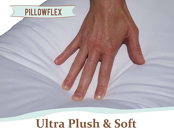 Pillowflex Premium Polyester Pillow Insert – 13x19 - Rectangle Pillow Form, Machine Washable, Soft Sham Supports, Decorative Form for Covers and Throw Pillows, Hypoallergenic - Made in USA - 2 Pack