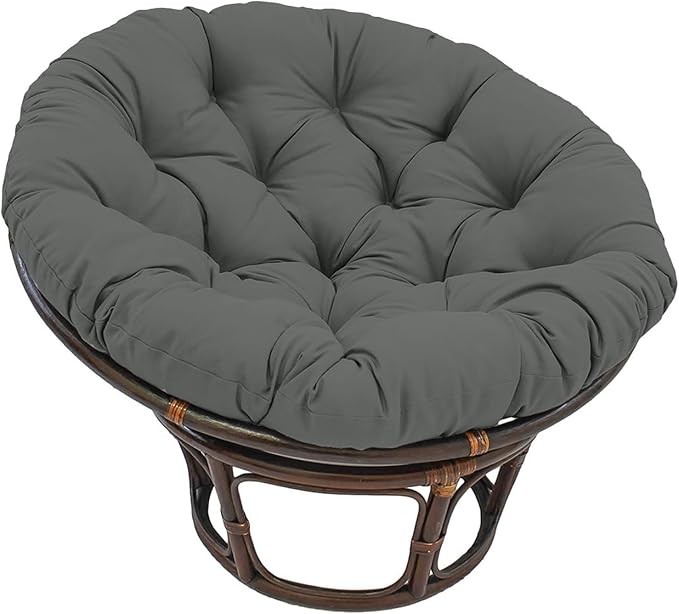 Papasan Round Chair Cushion, Thickened Soft Egg Chair Cushions Replacement, Hanging Swing Seat Pads for Outdoor Indoor Garden Patio (Without Seats)