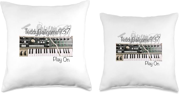 Teddy Ballgame937 Merchandise Play On Throw Pillow, 16x16, Multicolor