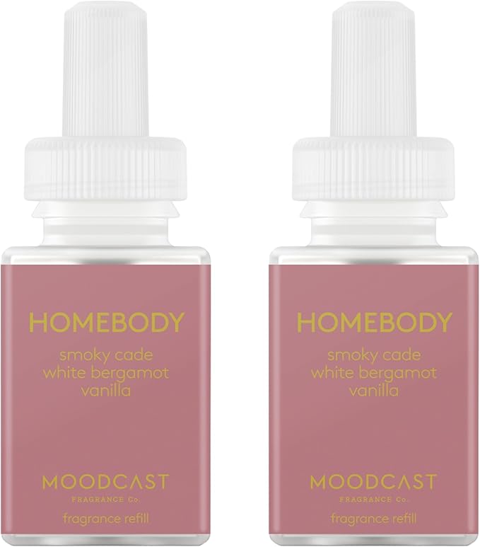 Pura & Moodcast Home Scent Refill - Smart Home Air Diffuser - Long-Lasting Premium Fragrance per Refill - Household Essential - Clean & Safe Diffuser Fragrance - 2 Pack, Homebody