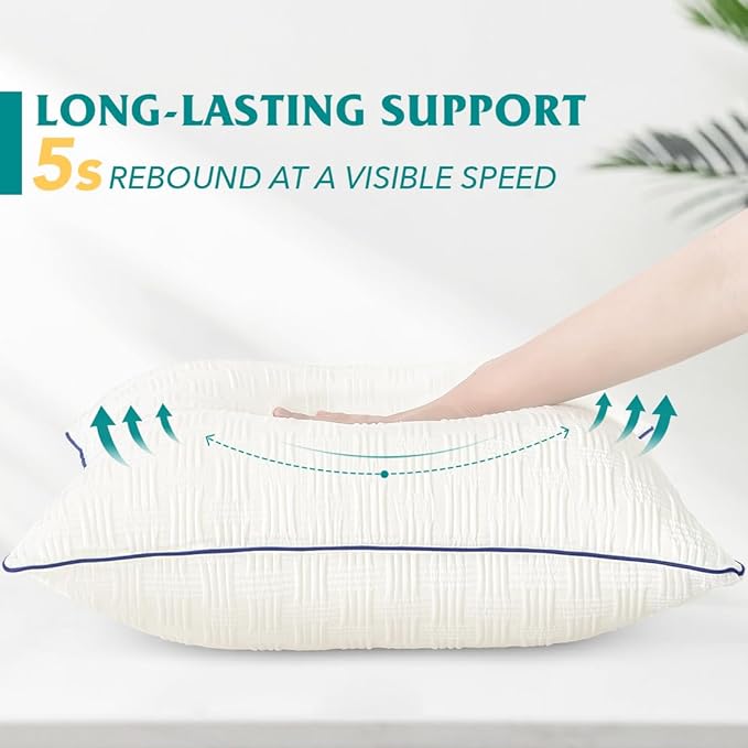 Oubonun 14x22 Pillow Inserts Set of 2 - Rectangle Decorative Throw Pillows for Sofa Couch Bed Living Room Beige 100% Polyester Filling 14 x 22 Inch Lumbar Pillows