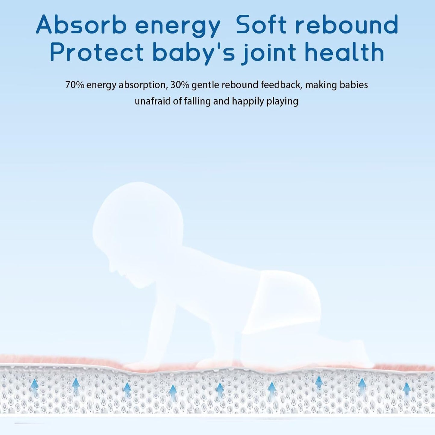 Baby Play Mat for Floor Tummy Time Mat Nursery Rug Muscle Mat Area Rug Playroom Rug Tatami Mat 4'11x3'28" Memory Foam 1.3" Thick Crawling Mat for Babies,Toddlers, Infants, Kids,Floor Mat(Pink)