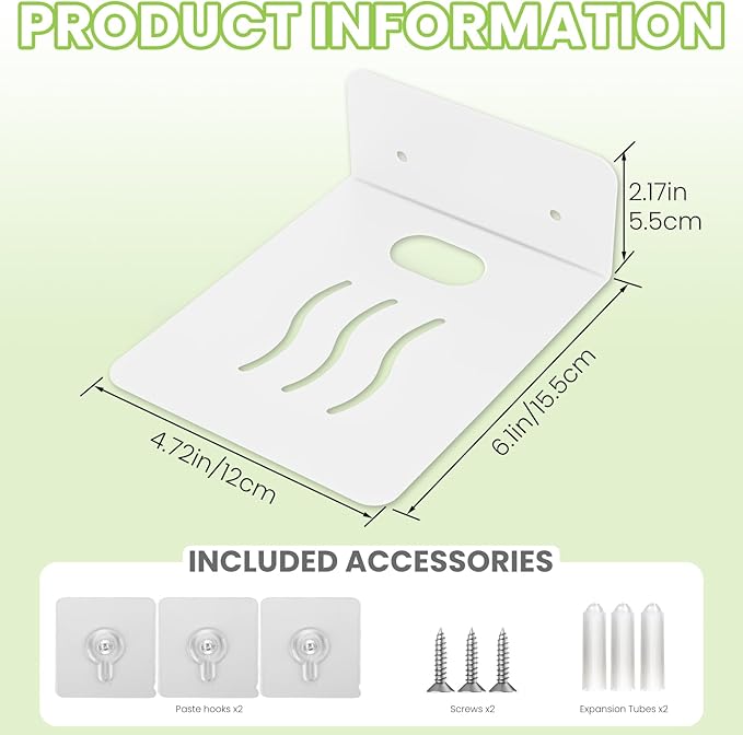 Steel Floating Shelves for Wall,Small Wall Shelf，Suitable for Bedroom, Living Room, Bathroom, Kitchen, Office (White, 2Pack 4.72x6.1 in)