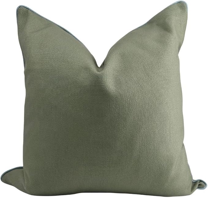 Jillien Harbor Grandmillennial Pillow Cover Greenwich Throw Pillow 20 x 20 Green Pillow Cover for Fall