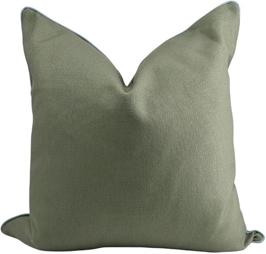 Jillien Harbor Grandmillennial Pillow Cover Greenwich Throw Pillow 20 x 20 Green Pillow Cover for Fall