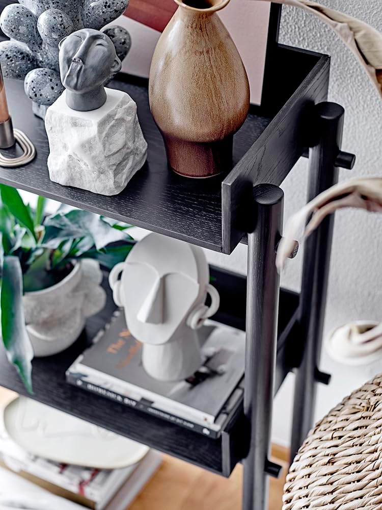 Bloomingville Handmade Terra-Cotta Bust, 7" L x 6" W x 6" H, Grey