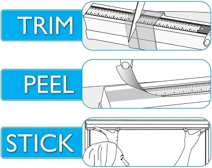 Redi Shade No Tools Easy Lift Trim-at-Home Cordless Pleated Light Filtering Fabric Shade White, 36" W x 64" L, (Fits windows 19"- 36")