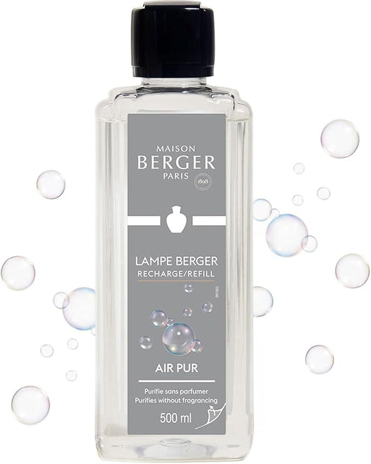 Maison Berger So Neutral Lampe Berger Refill, 500 ml (16.9 fl oz), Fragrance-Free Odor-Neutralizing Oil for Maison Berger Lamps, Made in France