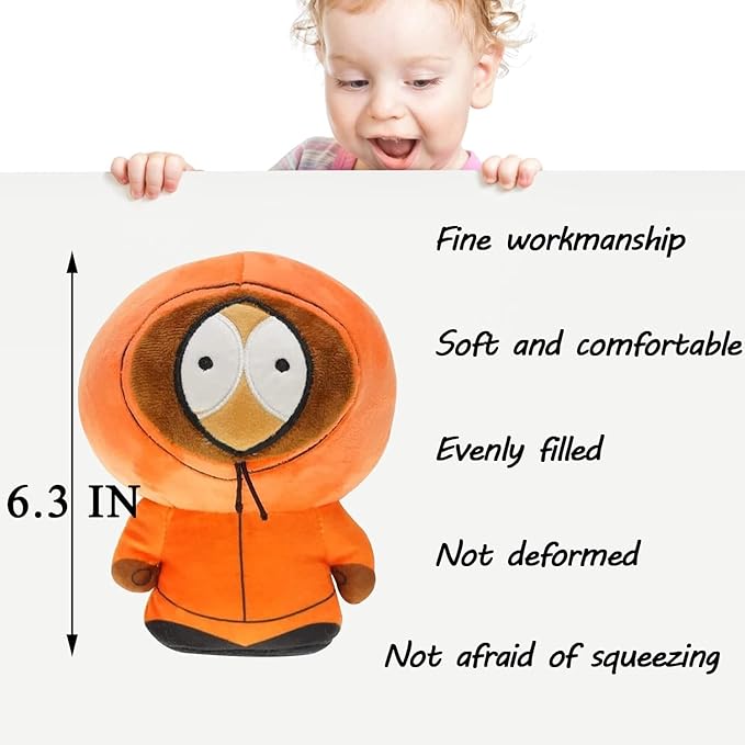 YZONU SP Anime Soft Toys, Plush Doll Cute Pillow Stuffed Animals Toy for Children Adults and Fans (Orange)