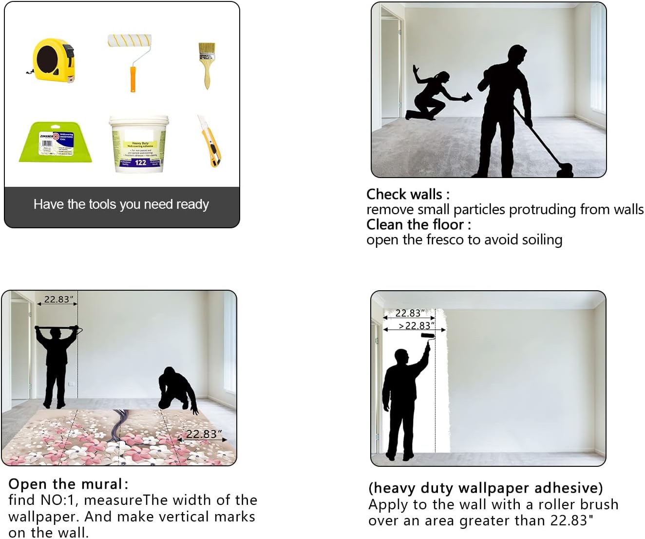 3D Relief Abstraction Pink Flowers Tree Mural Bedroom Floral Wallpaper Room Decor Living Room tv Background Large Wall Mural - 91"x65" (Not Peel and Stick)