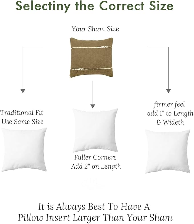TOPGREEN Feathers Down Pillow Inserts 30x30, Euro Pillow Insert with 100% Organic Cotton Shell, Soft Decorative Throw Pillow for Living Room, Sofa, Couch, or Bed (White)