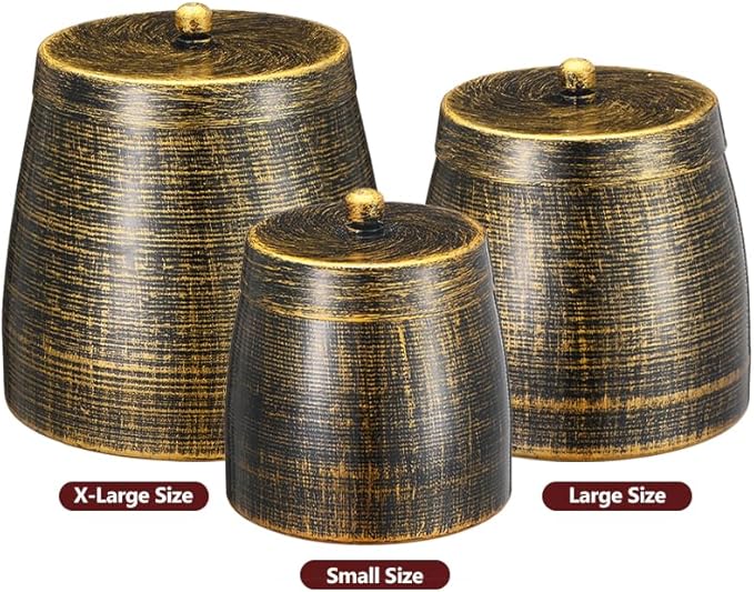 Cigar Ashtray with Lid for Outdoors Outside Patio Home Retro Decor,Large Cigar Holder Ash tray Outdoors,Cigar Accessories Gift for Men Dad Husband Boyfriend-Small