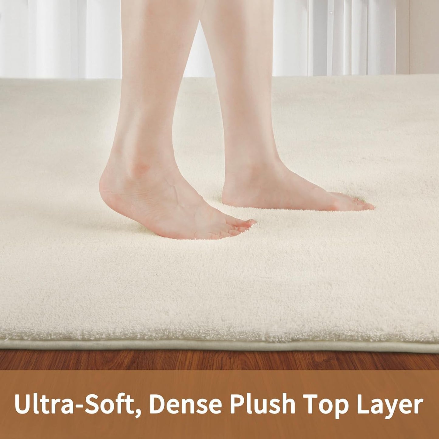 Sour Lemon 10x14 Area Rugs for Living Room, Soft Large Area Rug Fluffy Rugs for Bedroom，Machine Washable Area Rug Non Slip Carpet Rug for Living Room Playroom Kids Room Home Decor