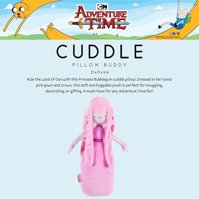 Collectibles Adventure Time Princess Bubblegum Bedding Super Soft Cozy Decorative Cuddle Pillow, (Officially Licensed Product) By Franco