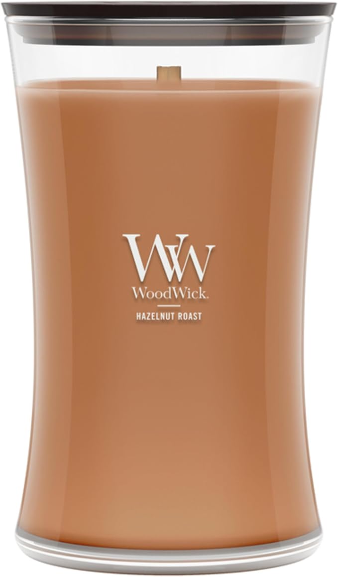 WoodWick Hazelnut Roast Large Hourglass Candle