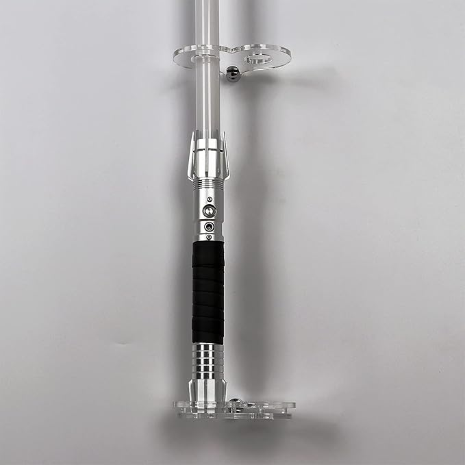 lightsaber vertical wall mount.lightsaber wall mount holder.Applicable to most lightsabers.(Transparent 2 holes)