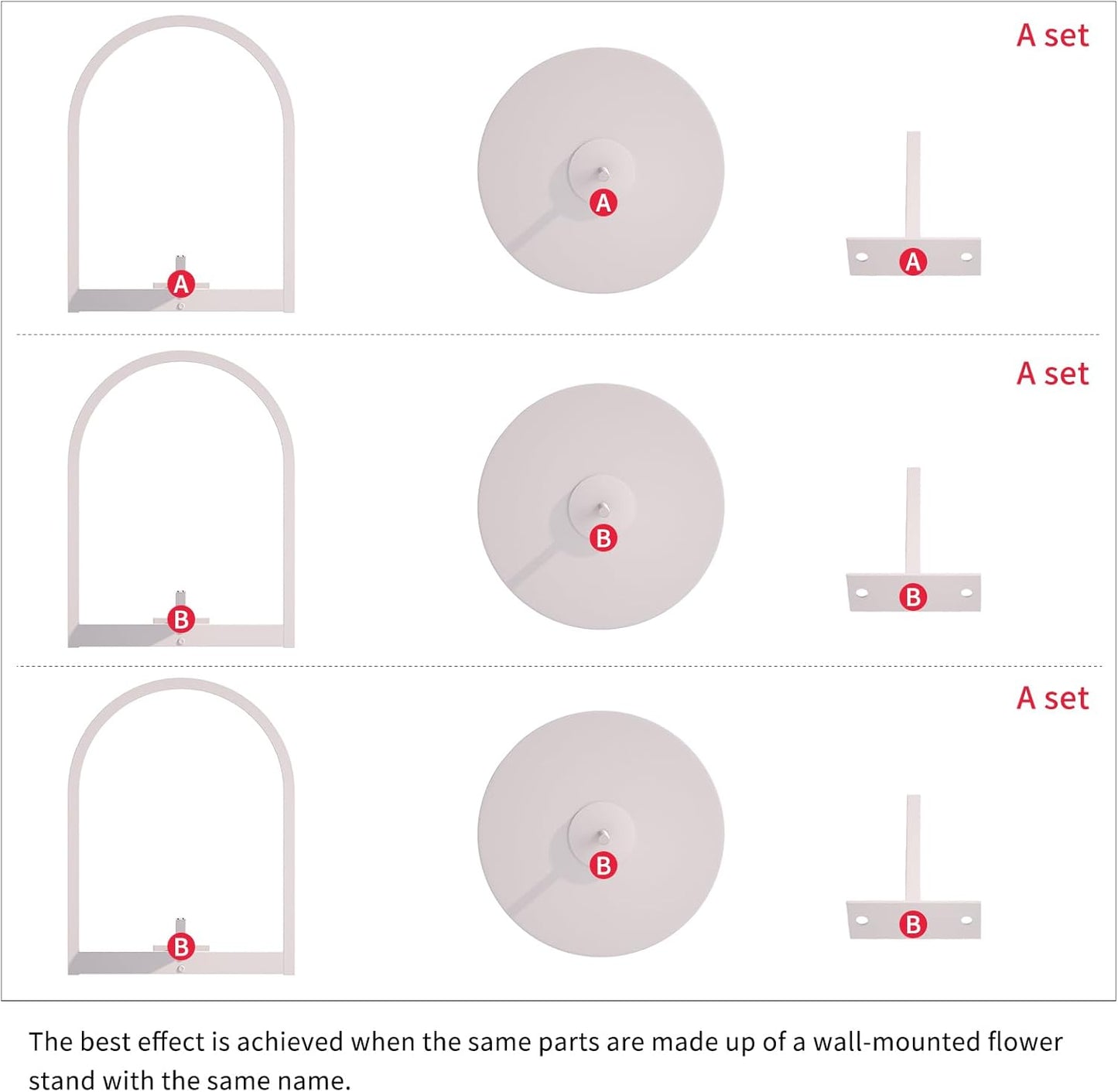 Wall Plant Holder, Wall Planter for Indoor Plants, Window Plant Shelves for Multiple Plants Indoor Outdoor, Framed Plant Holder for Home Decor (2 Pack)