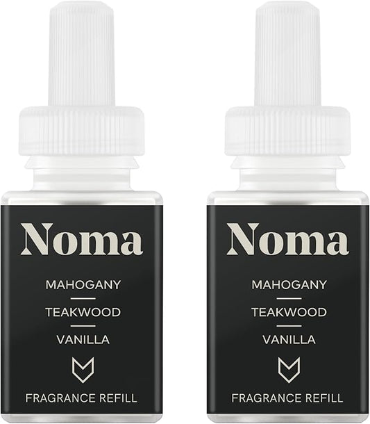 Pura & GUY FOX Home Scent Refill - Smart Home Air Diffuser - Long-Lasting Luxury Fragrance per Refill - Household & Apartment Essential - Clean Diffuser Fragrance - 2 Pack, Noma