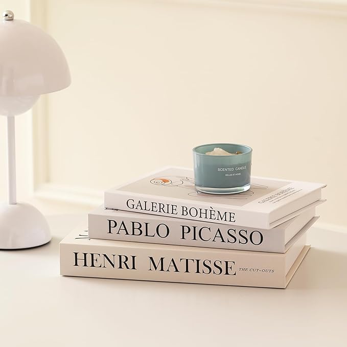 Set of 3 Decorative Books for Home Decor,Stylish Fake Books for Decoration, Aesthetic Decor Books Set for Coffee Table,Bookshelf,Mantel,Living Room,Hotel,Villa Decor,Storage Box for Photos
