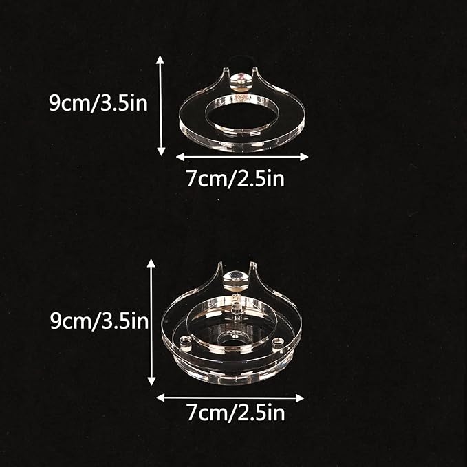 lightsaber vertical wall mount.lightsaber wall mount holder.Applicable to most lightsabers.(Transparent 1 hole)