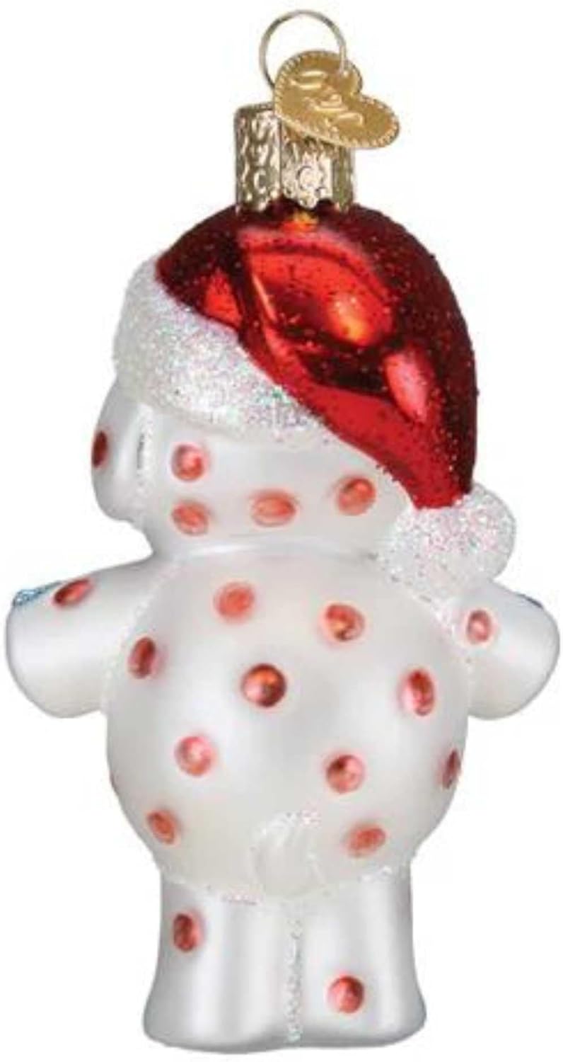 Old World Christmas Spotted Elephant Glass Hanging Ornament