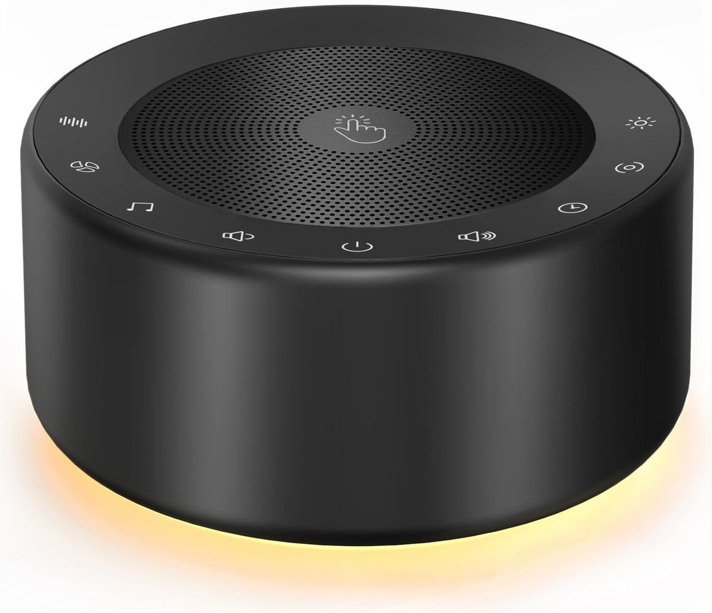 Nursery Lamp with Sound Machine, Mood Lighting, 7 Colors Night Light, 30 Soothing Sounds, White Noises for Baby, Adults. Timer, Plug in, Memory Function, Touch Control