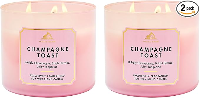 Bath & Body Works Champagne Toast 3-Wick Candle 2-Pack