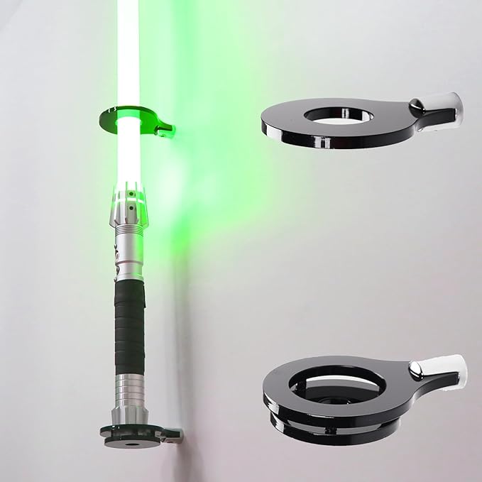 lightsaber vertical wall mount.lightsaber wall mount holder.Applicable to most lightsabers.(Black 1 hole)
