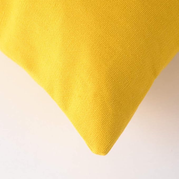 OiseauVoler 3D Sunflower Handmade Throw Pillow Covers Decorative Pillowcases for Home Couch Bed Living Room Decor Yellow 18x18 Inch