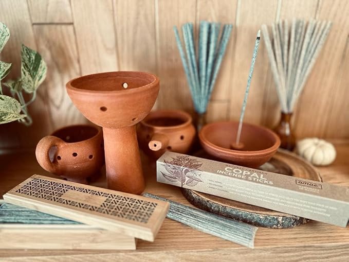 Mexican Copal Incense Sticks, Traditional Sacred Resin, 20 Sticks, White Copal Incense.