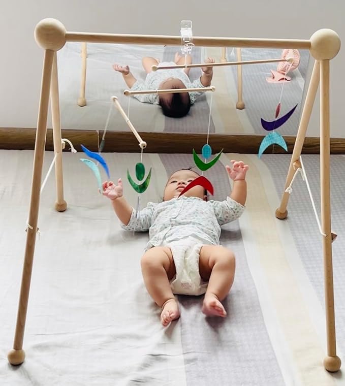 Set of 4 Portable Montessori - Munari, Gobbi, Octahedron, Dancers. Montessori Mobile, Baby Mobile, Hanging Mobile Baby boy and Girl
