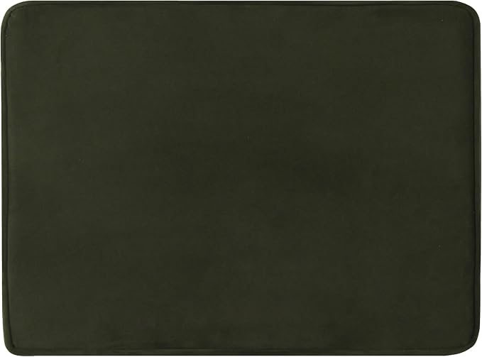 HomePop 24" Dinah Collection Storage Ottoman - Loden Green Velvet
