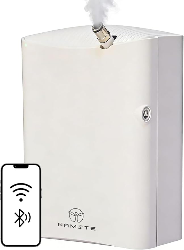 Smart HVAC Scent Diffuser, 3500 Sq.Ft Coverage with WiFi APP | 500ML Waterless Cold Air Aromatherapy Machine, Minimalist Design, for Home, Hotel, Office & Large Rooms
