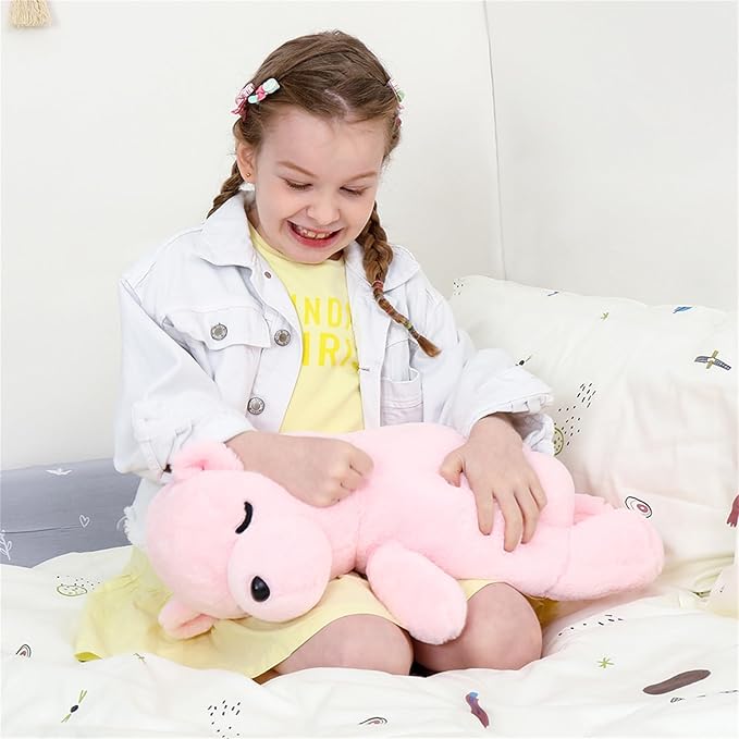 Tezituor Koala Bear Stuffed Animal,20 Inch Pink Koala Plush Toy Hugging Pillow Stuffed Bear Plushies Birthday Gifts for Girls Boys