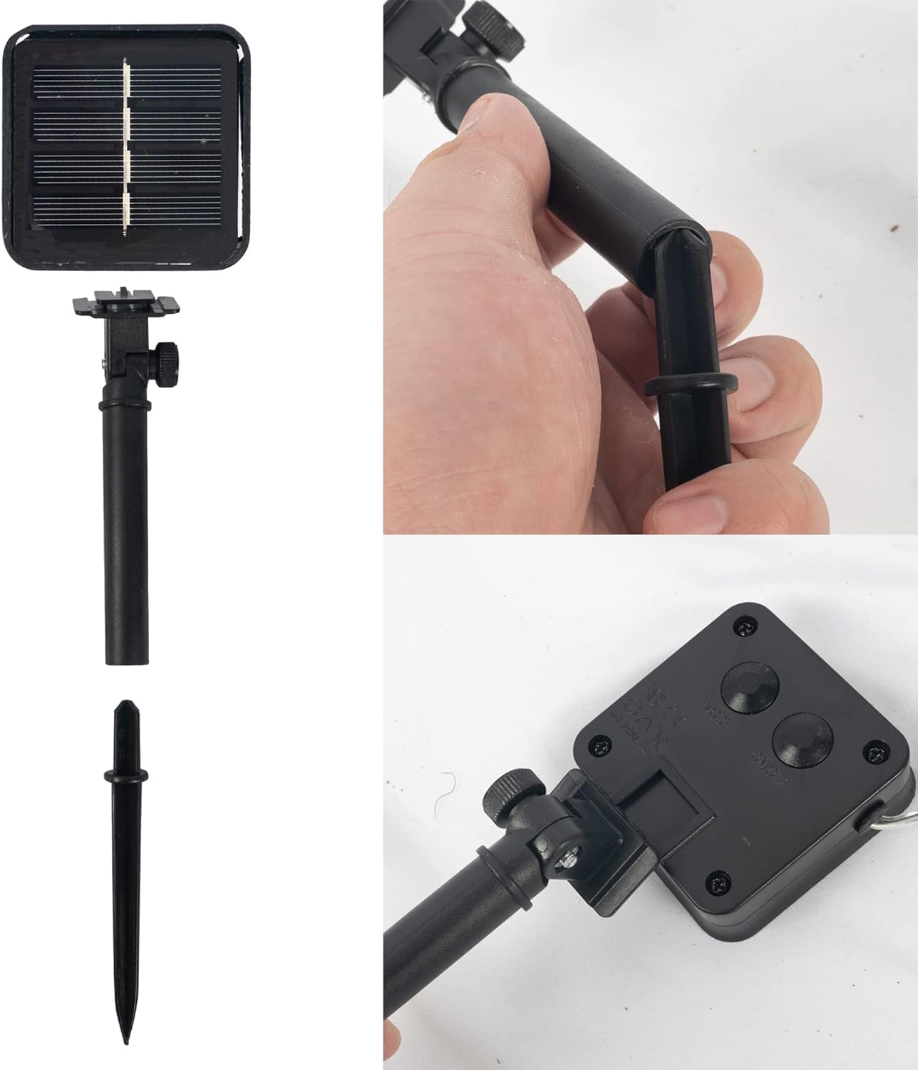 Dazzle Bright 2 Pack Solar String Lights Outdoor, Total 80FT 240LED Solar Powered Waterproof Fairy Lights 8 Modes, Copper Wire Lights for Christmas Patio Party Tree Yard Decoration (White)